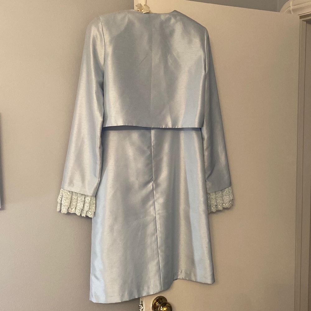 Blue Confirmation/ Special Occasion Dress with Jacket - Picture 2 of 6
